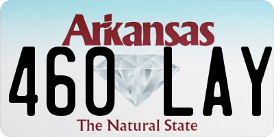 AR license plate 460LAY