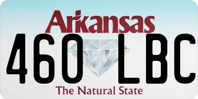 AR license plate 460LBC