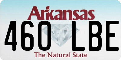 AR license plate 460LBE