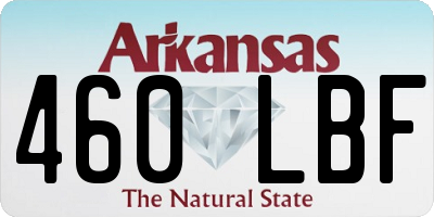 AR license plate 460LBF