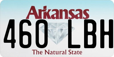 AR license plate 460LBH