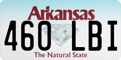 AR license plate 460LBI