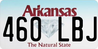 AR license plate 460LBJ