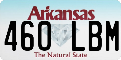 AR license plate 460LBM