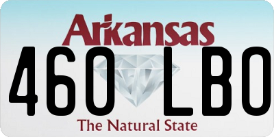 AR license plate 460LBO
