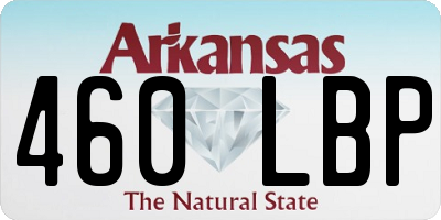 AR license plate 460LBP