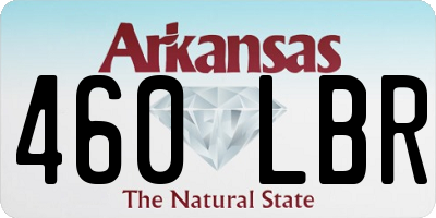 AR license plate 460LBR