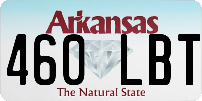 AR license plate 460LBT