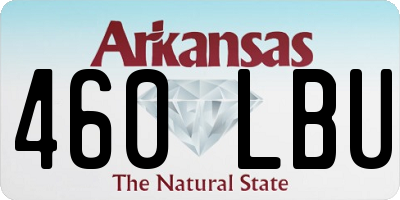 AR license plate 460LBU