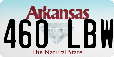 AR license plate 460LBW