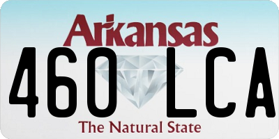 AR license plate 460LCA