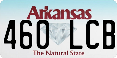 AR license plate 460LCB
