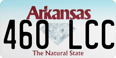 AR license plate 460LCC