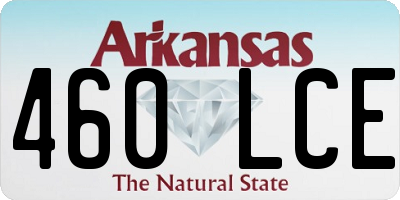 AR license plate 460LCE