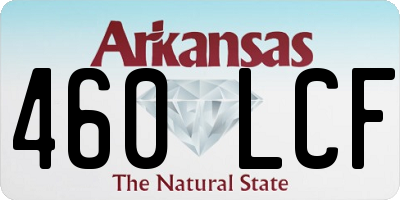 AR license plate 460LCF
