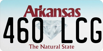 AR license plate 460LCG