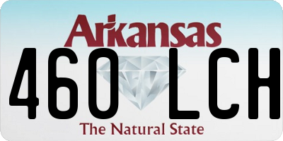 AR license plate 460LCH