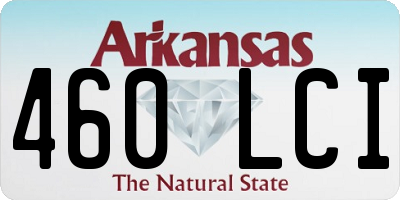AR license plate 460LCI