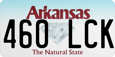 AR license plate 460LCK