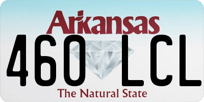 AR license plate 460LCL