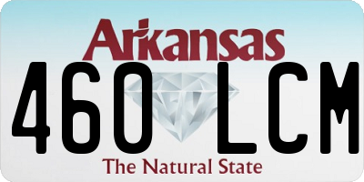 AR license plate 460LCM