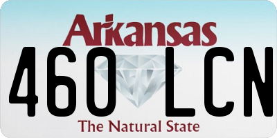 AR license plate 460LCN