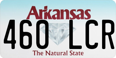 AR license plate 460LCR