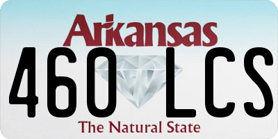 AR license plate 460LCS