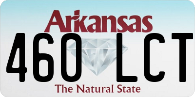 AR license plate 460LCT