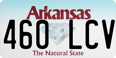 AR license plate 460LCV