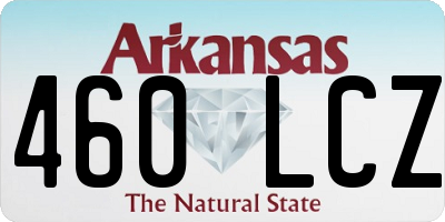 AR license plate 460LCZ