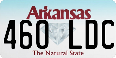 AR license plate 460LDC