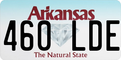AR license plate 460LDE
