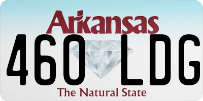 AR license plate 460LDG