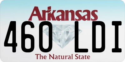 AR license plate 460LDI