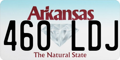 AR license plate 460LDJ
