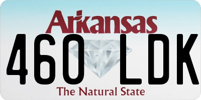 AR license plate 460LDK