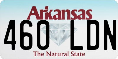AR license plate 460LDN