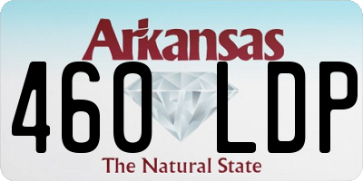 AR license plate 460LDP