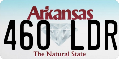 AR license plate 460LDR