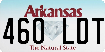 AR license plate 460LDT