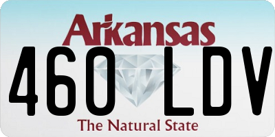 AR license plate 460LDV
