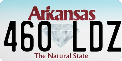 AR license plate 460LDZ