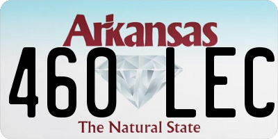 AR license plate 460LEC