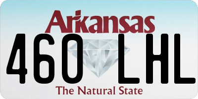 AR license plate 460LHL