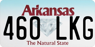 AR license plate 460LKG