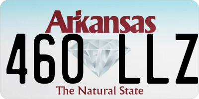AR license plate 460LLZ