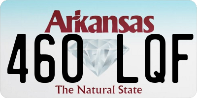 AR license plate 460LQF