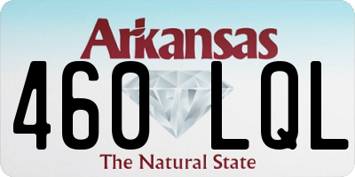 AR license plate 460LQL