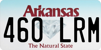 AR license plate 460LRM